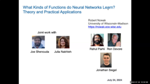 TILOS Seminar: What Kinds of Functions do Neural Networks Learn? Theory and Practical Applications