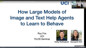 TILOS Seminar: How Large Models of Language and Vision Help Agents to Learn to Behave