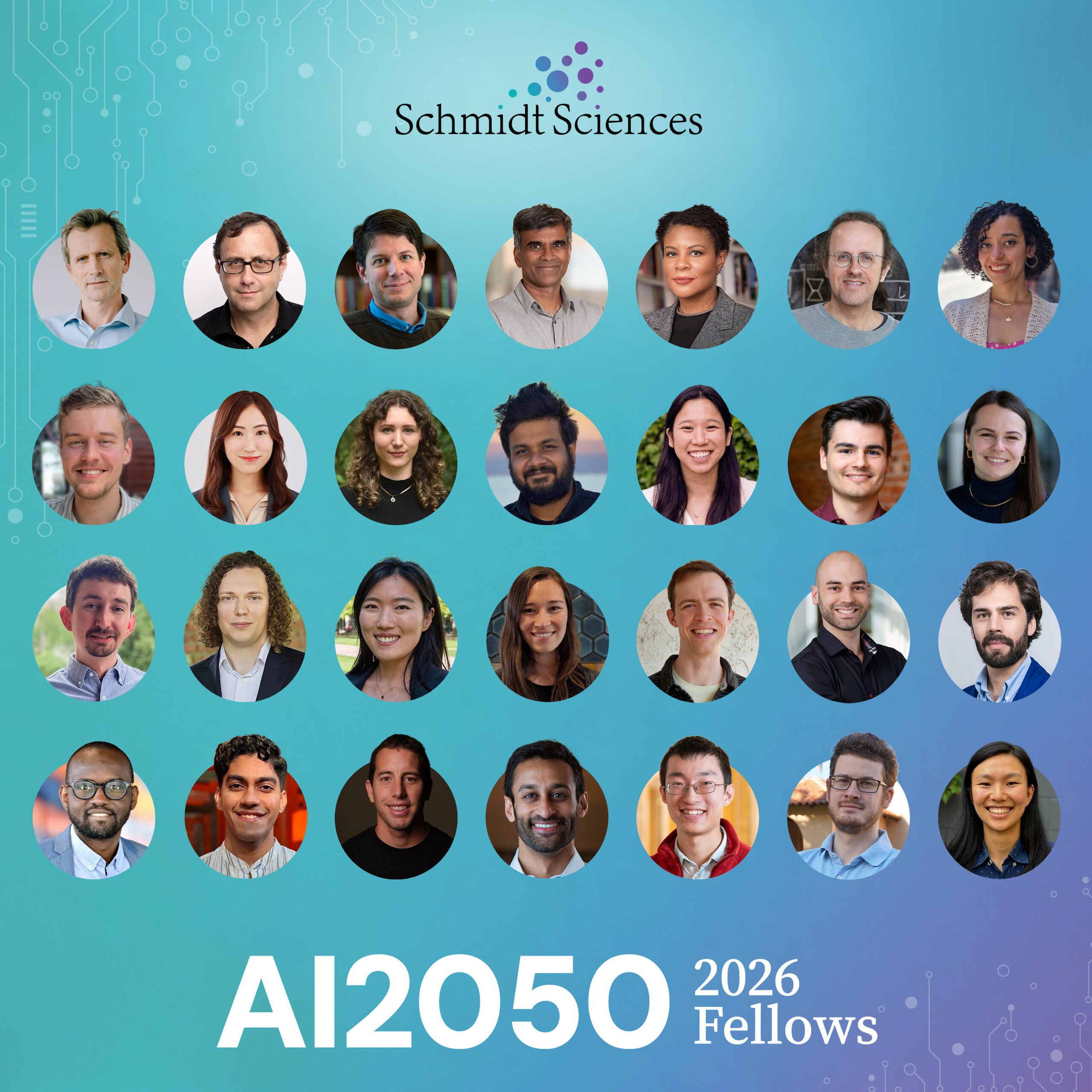 Schmidt Sciences AI2050 Fellows